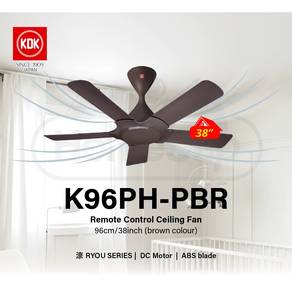 Kipas Siling KDK Ryou Series 38 inch K96PH-PBR