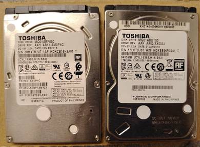 Toshiba 2.5' SATA HDD 500GB + 1.0 TB