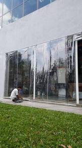 Outdoor Transparent PVC Roller Blinds