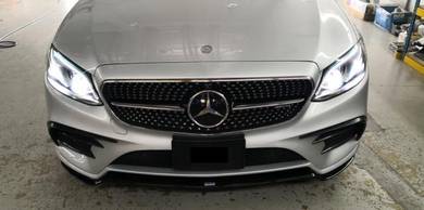 Mercedes W213 Piecha front bumper aerodynamics