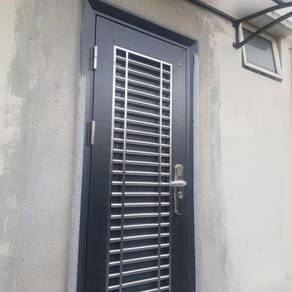 SAFETY DOOR INSTALL l pasang pintu keselamatan