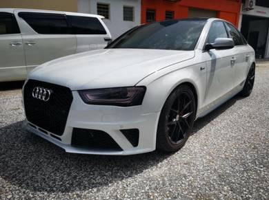 Audi A4 RS4 front bumper RS4 facelift bumper set