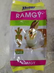 Bengy Ramgy 1kg Rabbit Food Makanan Arnab