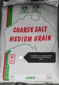 Australia Coarse Salt 40kg Garam Kasar Med Grain