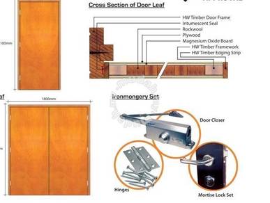Fire rated door
