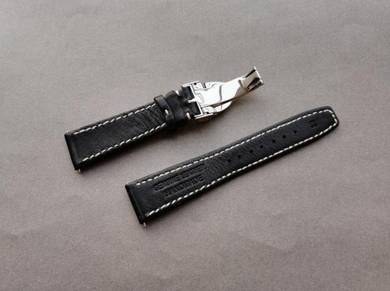 TUDOR Black Bay 58 & 41 Black Leather Watch Strap