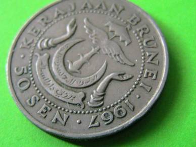 50 Cents Brunei 1967