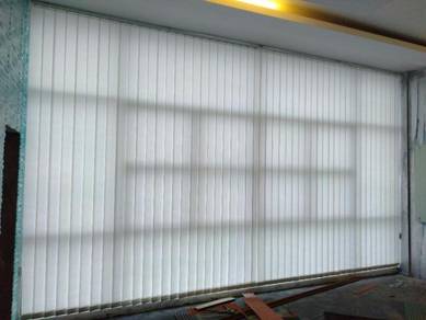 VERTICAL BLIND l install langsir pejabat kedai