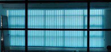 LANGSIR PEJABAT MODEN l vertical blind install