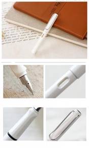 Elegant Fountain pen, white color