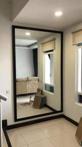 PASANG CERMIN DINDING l install wall mirror