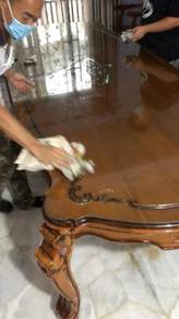 KACA ALAS MEJA l table glass top install