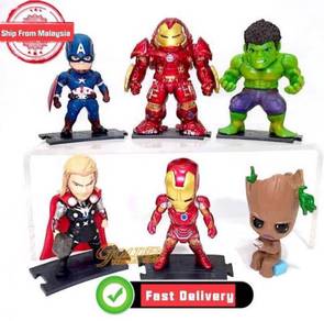 Marvel Avengers Q version Ironman Tree Man Groot