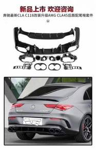 Mercedes W118 CLA45 diffuser CLA45 bodykit