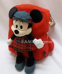 3D Minnie Backpack School Bag Beg Sekolah
