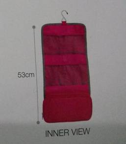 Nylon Fordable Wall Hanging Toiletries Bag