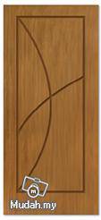 Solid wooden door