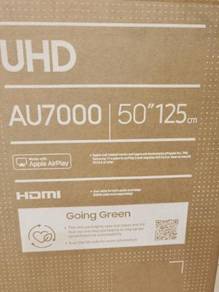 SAMSUNG 50 AU7000 CRYSTAL UHD 4K LED SMART TV (new