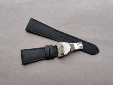 TUDOR 24mm Black Sheild Fastrider Watch Strap