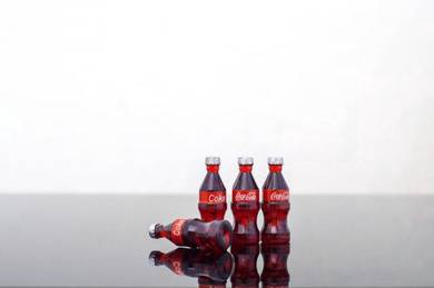 Miniature coca cola bottle