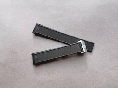 TAG HEUER 21mm AQUARACER Black Rubber Watch Strap