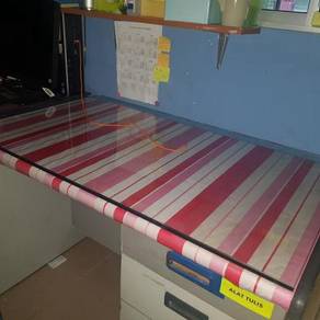 TABLE TOP GLASS l kaca alas utk meja