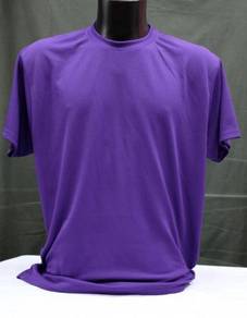 Baju Microfiber Kolar Bulat Tangan Pendek
