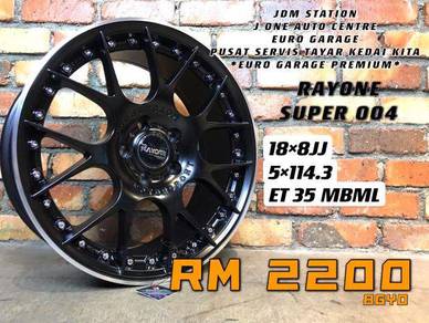 Rayone super 004 18inc accord civic fc x70 alphard