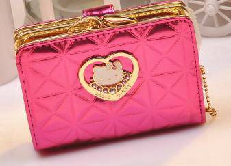 Hello kitty pink gold wallet purse RBHB035