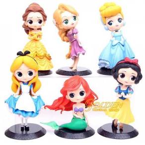 Disney Princess Cute doll Cartoon Anime Figurines