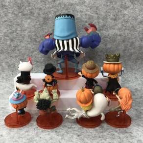 One Piece WFC Halloween Luffy Sanji Chopper 9pcs