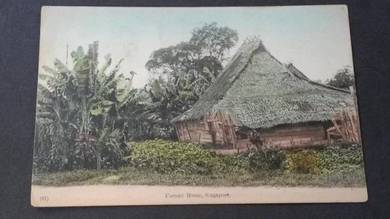 Antik Postcard Malaya Farmer 1910 PC 1637