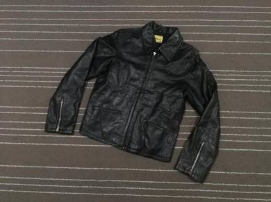 Vintage 45 RPM LEATHER JACKET S TO M
