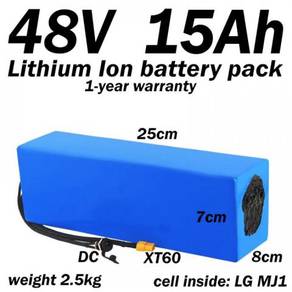 48V15Ah Lithium Ion Battery Electric Bike Bicycle