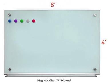 Magnetic White Board 4'x8'~Free Install Whiteboard