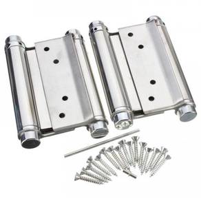 Stainless steel spring hinges 4" / engsel pintu