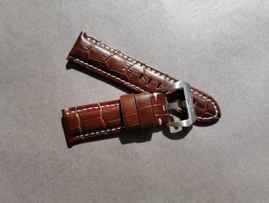 PA NERAI 26mm Brown Genuine Leather Watch Strap