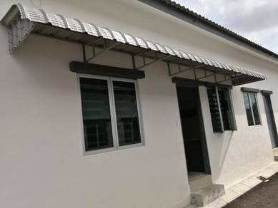 Metal Deck Awning Backyard