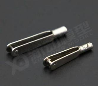 10 Black Nylon Snap-Click Style Clevis 2x8x23mm Control Rod Pushrod 