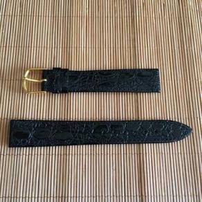 JB Champion Crocodile Grain Leather Watch Strap L