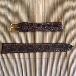 JB Champion Crocodile Leather Watch Strap 16mm