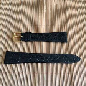JB Champion Crocodile Leather Watch Strap 19mm