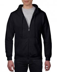 Gildan Heavy Blend Adult Zip Hooded Black