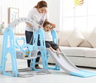 Indoor Playground children kid slides swing mini 3