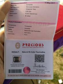 Permata watermelon tourmaline 2.88ct
