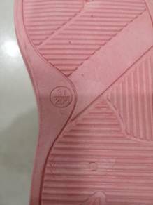 Pink baby girl shoe