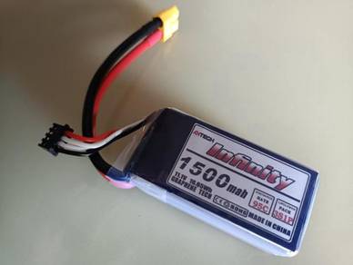 Infinity lipo battery batri 1500mah 3s 95c 11.1v
