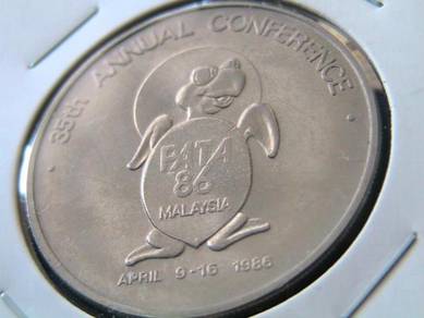 1986 Fifth Malaysia Plan RM25 Proof Coin - Hobby u0026 Collectibles 