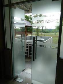 PINTU KACA TAHAN PECAH l glass door 12mm