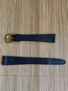 LOIUS MARTIN Blue Calf Leather Watch Strap 14mm